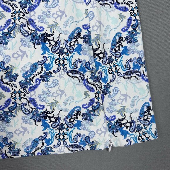 Lulu B Athletic Skort Size Large Zip Pocket Slit Stretch Nylon Skirt Shorts Golf - Picture 6 of 15